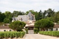 French vineyard chateau Royalty Free Stock Photo