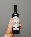 French wine produced by Haussmann baron Eugene, Bordeaux Superieur Royalty Free Stock Photo