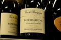 French wine vin de bourgogne 19922 chardonny wine