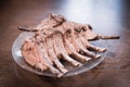 Frenched rack of lamb Royalty Free Stock Photo