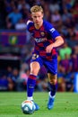 Frenkie De Jong plays at the La Liga match between FC Barcelona and Real Betis