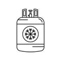 freon cylinder vector icon element design template Royalty Free Stock Photo