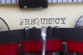 Frequency Royalty Free Stock Photo