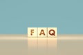 Frequency of answering a question - frequently asked questions - faq request feedback symbol