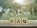 Frequently asked questions Business customer service and support concept