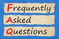 Frequently Asked Questions Concept