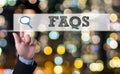 Frequently Asked Questions Faq Feedback Concept Royalty Free Stock Photo