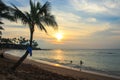 Kaanapali Beach in Lahaina, Maui, Hawaii Royalty Free Stock Photo