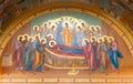Fresco of the Assumption of the Blessed Virgin Mary in the Kaliningrad Cathedral of Christ the Savior, Russia