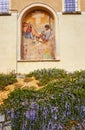 The fresco Ave Maria by Luigi Taddei, on March 16 in Bre, Switzerland