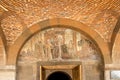 Fresco of the Birth of Christ in the temple of the Martyr Gayane in Echmiadzin,