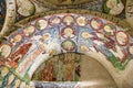 Fresco in cave orthodox church El Nazar, Cappadocia, Turkey Royalty Free Stock Photo