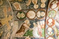 Fresco in cave orthodox church El Nazar, Cappadocia, Turkey Royalty Free Stock Photo