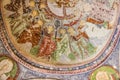 Fresco in cave orthodox church El Nazar, Cappadocia, Turkey Royalty Free Stock Photo