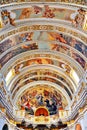 Fresco ceiling in Gozo, Malta Royalty Free Stock Photo