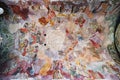 Fresco on the ceiling of the Our Lady church in Aschaffenburg, Germany Royalty Free Stock Photo