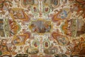 Fresco on a ceiling of Uffizi gallery in Florence, Royalty Free Stock Photo