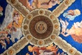 Fresco ceiling in Vatican museum, Rome, Italy Royalty Free Stock Photo