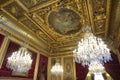 Fresco and Chandeliers at the Napoleon III Apartments