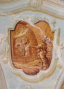 Fresco in the chapel of Saint George in Purga Lepoglavska, Croatia