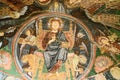 Fresco in Church of the Cross at Rose valley. Cappadocia. Turkey Royalty Free Stock Photo