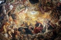 Fresco in the Church of Mary of the Fence. Parma, Italy Royalty Free Stock Photo