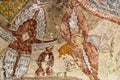 Fresco in Church Of Three Crosses at Rose valley. Cappadocia. Turkey Royalty Free Stock Photo