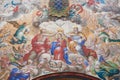 Fresco of the Coronation of Mary in the Convento de San Esteban, Salamanca Royalty Free Stock Photo