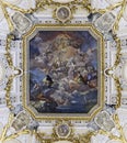 The fresco Corrado Giaquinto, Royal Palace of Madrid Royalty Free Stock Photo