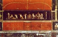 Fresco depicting goldsmith cupids, House of the Vettii, Pompei, Italy.