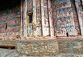 Fresco Detail Gura Humorului Monastery Royalty Free Stock Photo