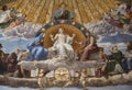 Fresco Disputation of the Holy Sacrament Royalty Free Stock Photo