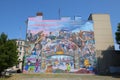 Fresco in downtown Lynn, Massachusetts, USA
