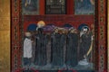 Fresco of Funeral Procession of St. Odilon in Armenian Cathedral of the Assumption of Mary in Lviv, Ukraine