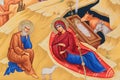 Fresco of Jesus Christ birth