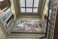 Fresco in the main staircase Osborne House Isle of Wight.