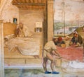 Fresco in Monte Oliveto Maggiore - Life of St Benedict