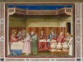 Marriage at Cana by Giotto in Scrovegni Chapel