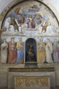 Fresco painted by Raffaello and Perugino inside the Chapel of San Severo in Perugia, Italy
