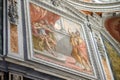 Fresco painting in Basilica of Saint Frediano, Lucca, Italy