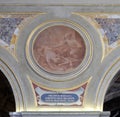 Fresco painting in Church of St Lawrence at Lucina, Rome