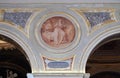 Fresco painting in Church of St Lawrence at Lucina, Rome