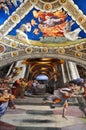 Fresco and painting of Raphael rooms (Stanze di Raffaello). Vatican city, Rome