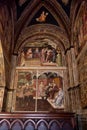 Fresco pope Alexander III Aretino, Sala di Balia, Palazzo pubblico, Siena, Tuscany, Toscana, Italy, Italia