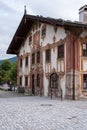 Fresco Paintings of an old House in Downtown Oberammergau, Bavaria