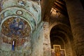 Fresco paintings of the Pantocrator in Church Sant Climent de Ta Royalty Free Stock Photo