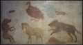 Fresco from Pompeii (Pompei Royalty Free Stock Photo