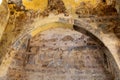 Fresco at Quseir (Qasr) Amra desert castle near Amman, Jordan