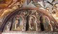 Fresco,rock church in Cappadocia, Turkey, Middle East