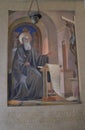 Fresco of Saint Benedict